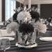 Black and White Centerpieces